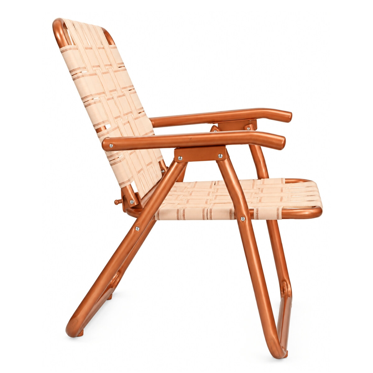 Sillón Plegable Descansar 80049 Cobre Aluminio 130 Kg-4