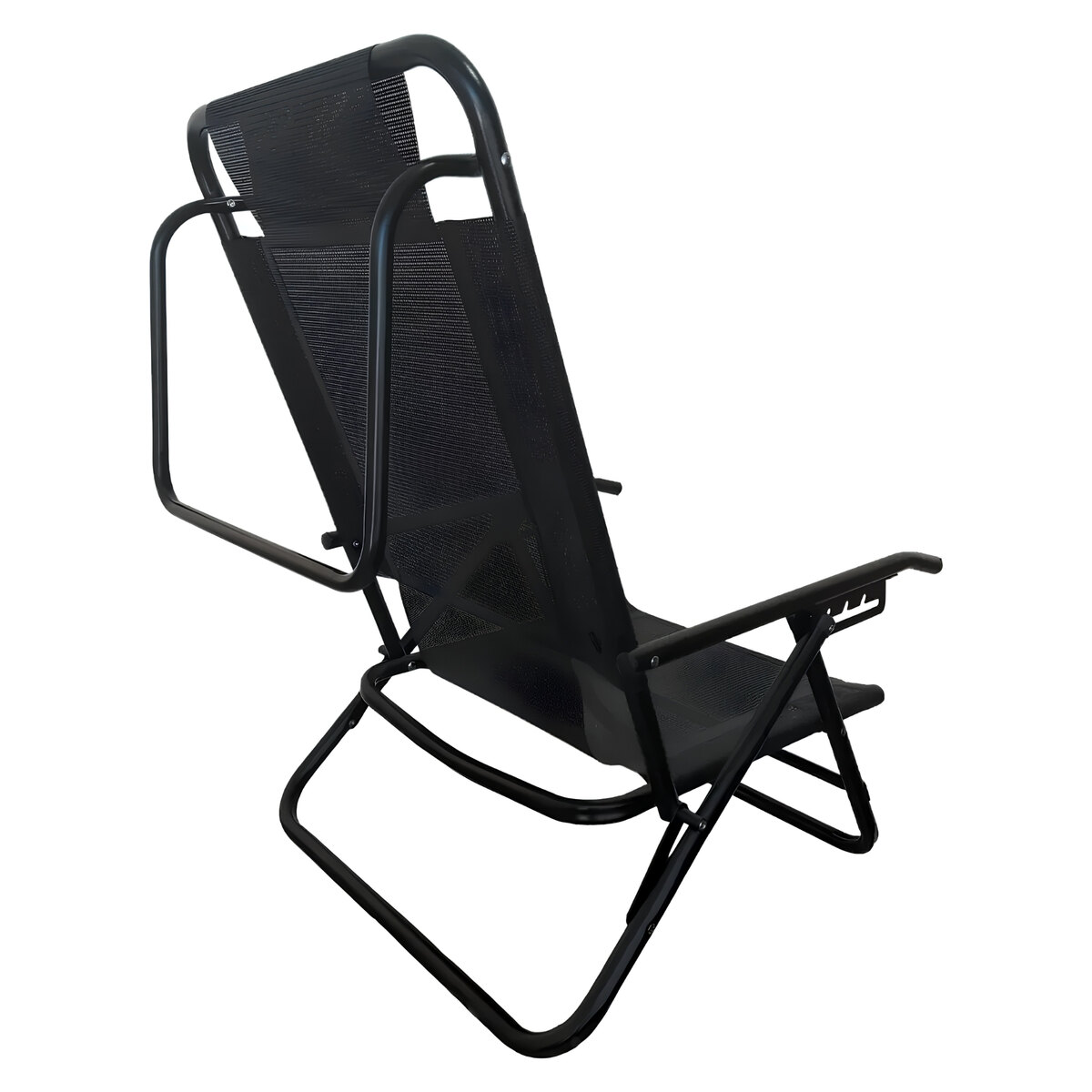 Reposera Descansar 80050 Black Aluminio Coversol 5 Pos-3