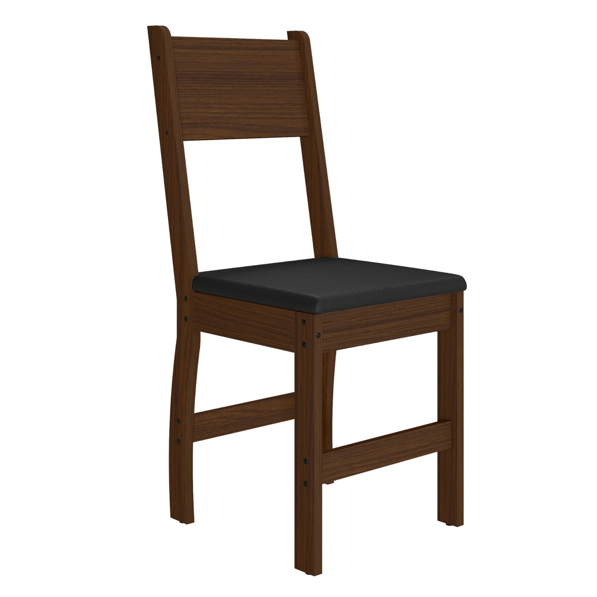 Sillas De Comedor Poliman Milano Améndoa Negro Pack X2-1