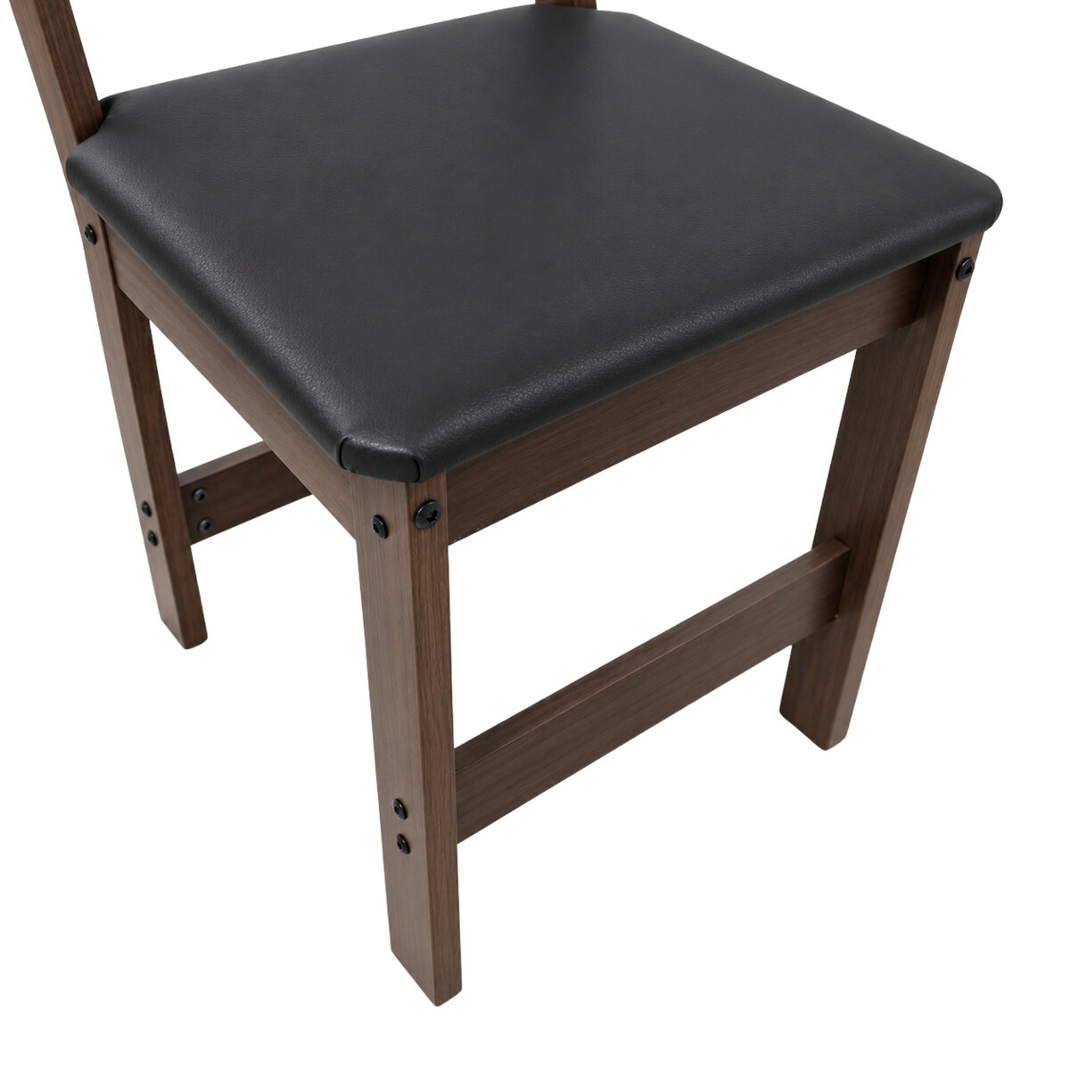 Sillas De Comedor Poliman Milano Améndoa Negro Pack X2-4