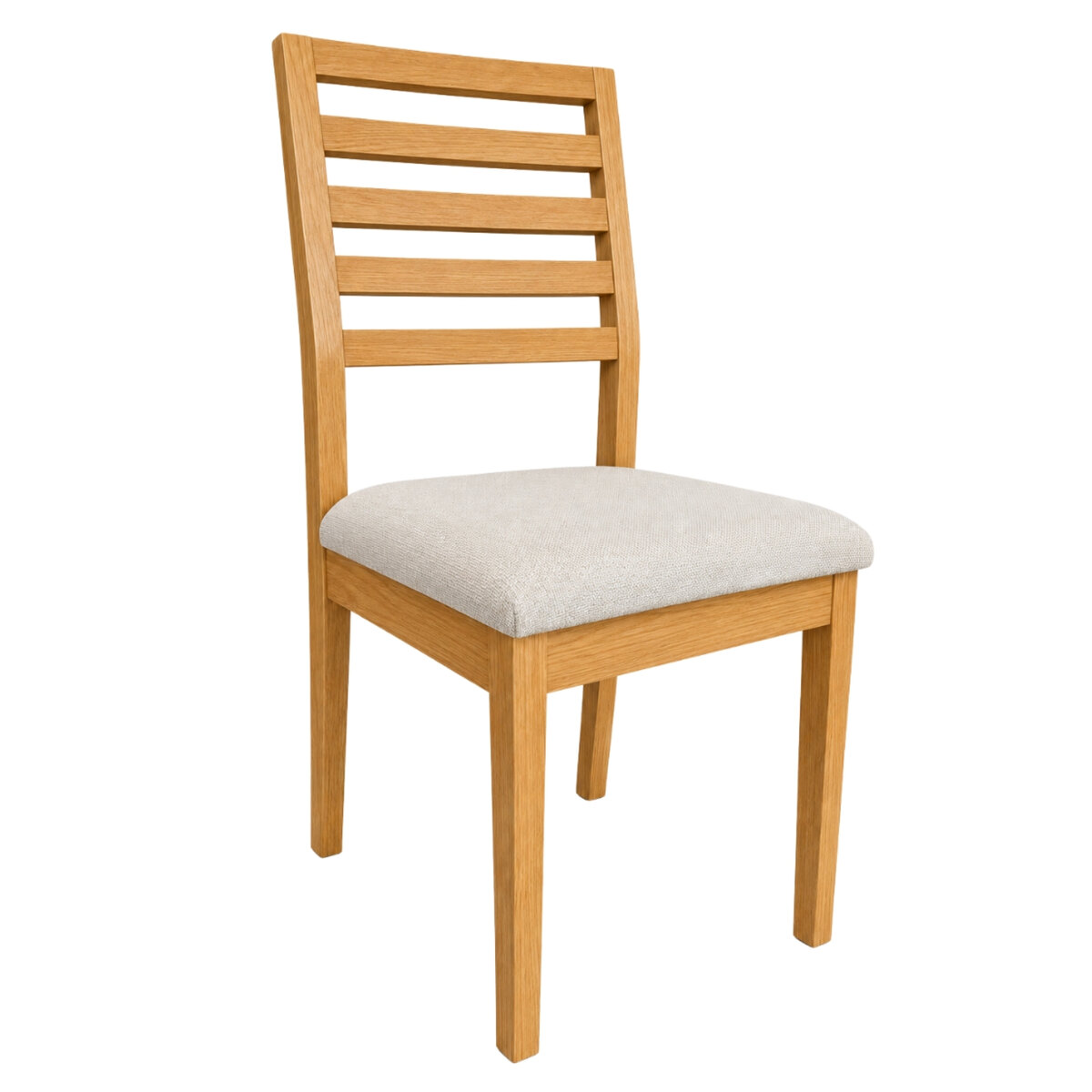 Sillas De Comedor Rogar Moderna Miel Beige Tapizadas X2-2