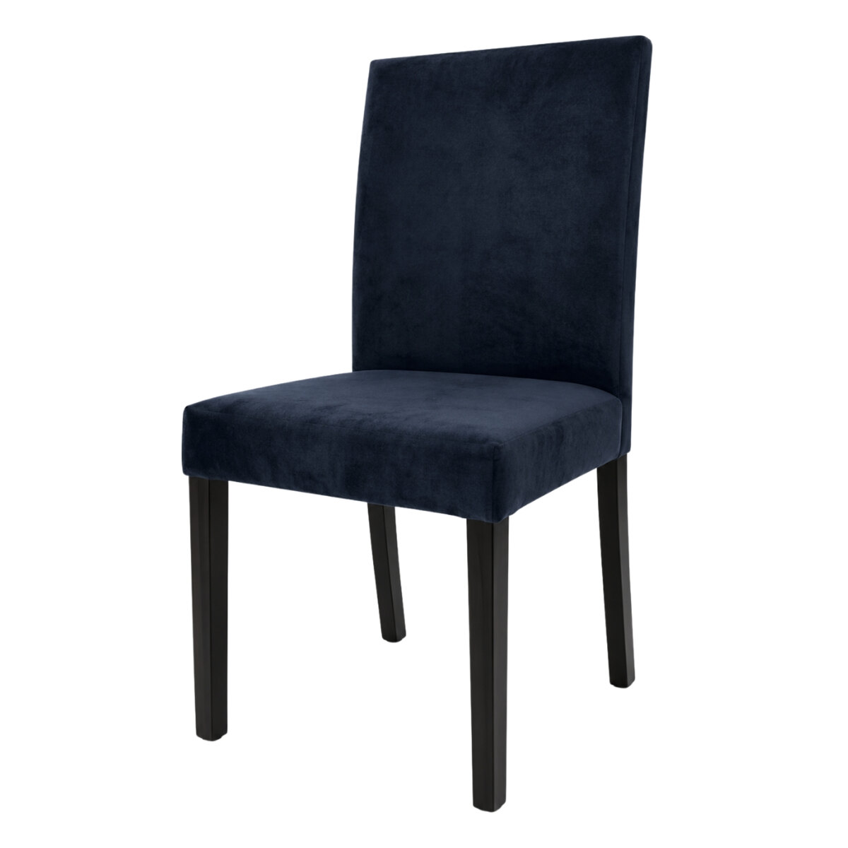 Sillas De Comedor Rogar Ámbar Negras Tapizadas X2-4