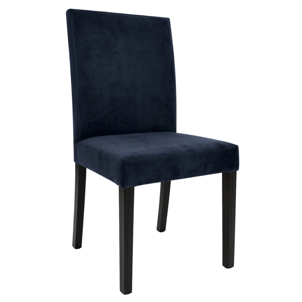 Sillas De Comedor Rogar Ámbar Negras Tapizadas X2-3