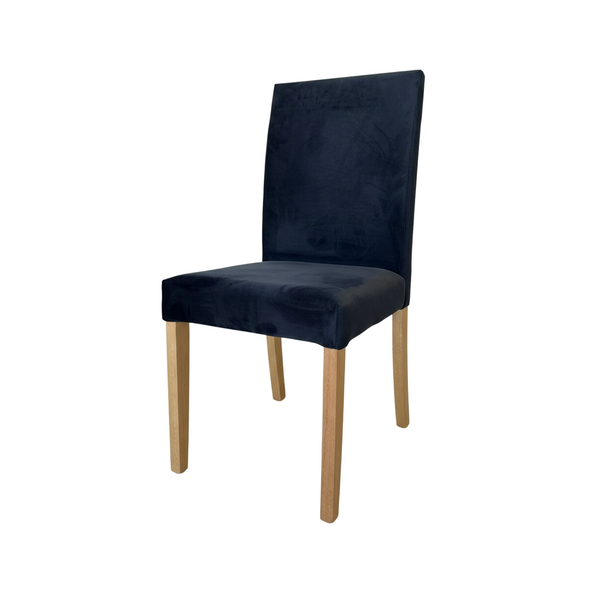 Sillas De Comedor Rogar Ambar Miel Pana Negra Pack X2-2