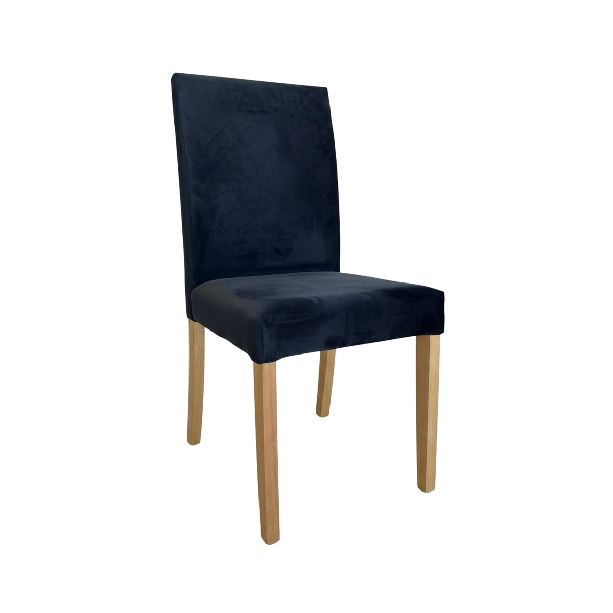 Sillas De Comedor Rogar Ambar Miel Pana Negra Pack X2-4