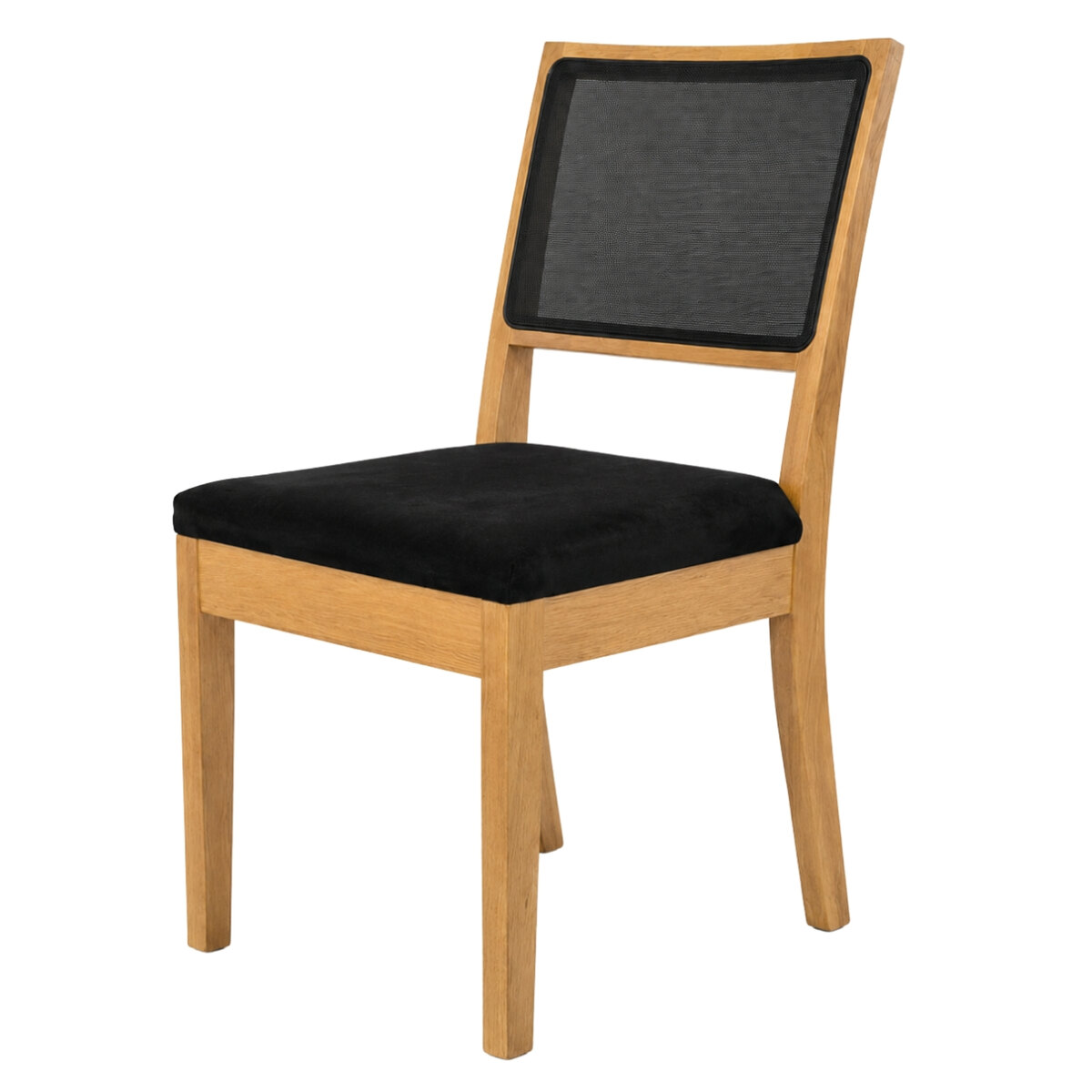 Sillas De Comedor De France Relax Madera Miel Negro X2-4