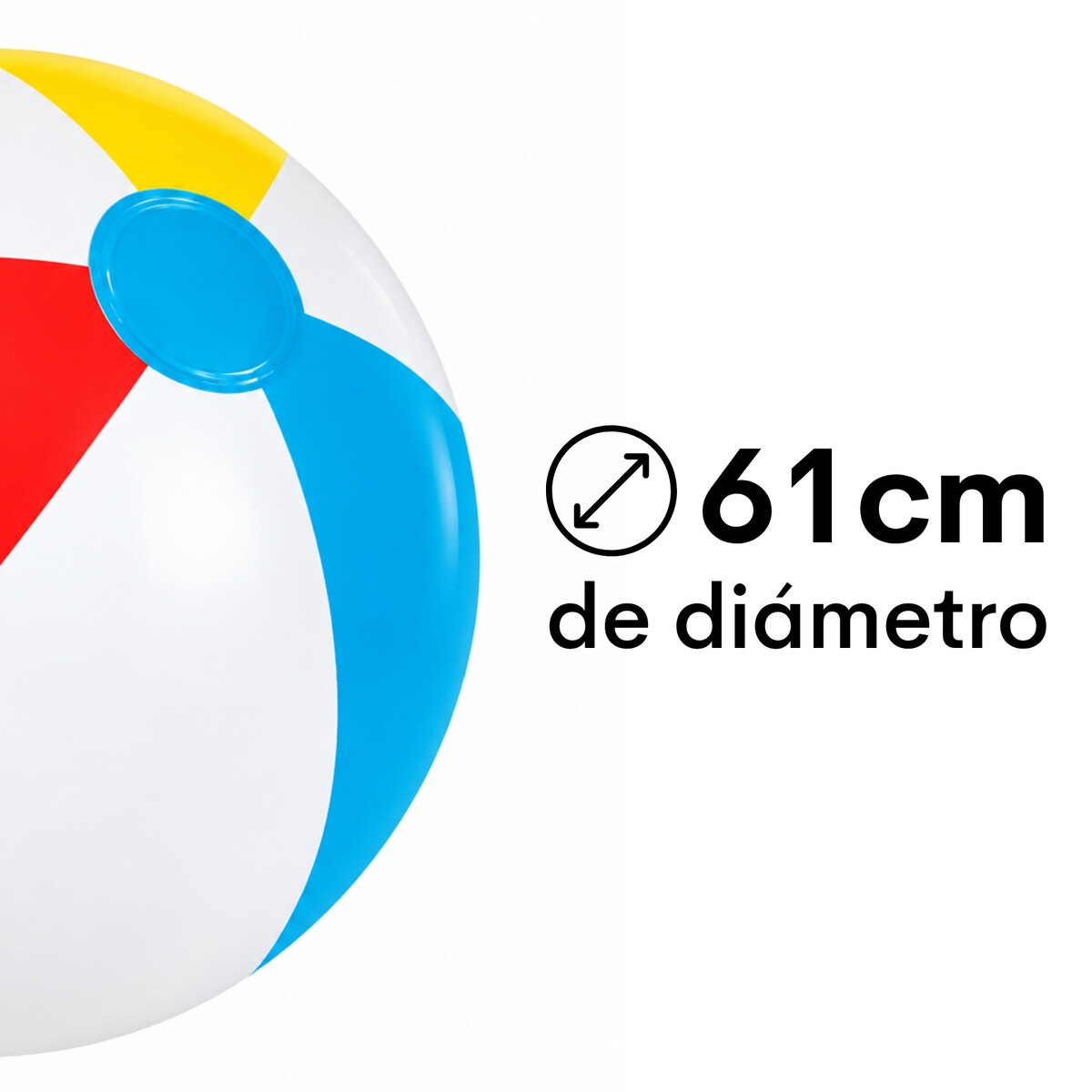 Pelota Inflable Playa Bestway 31022 61cm Multicolor-4