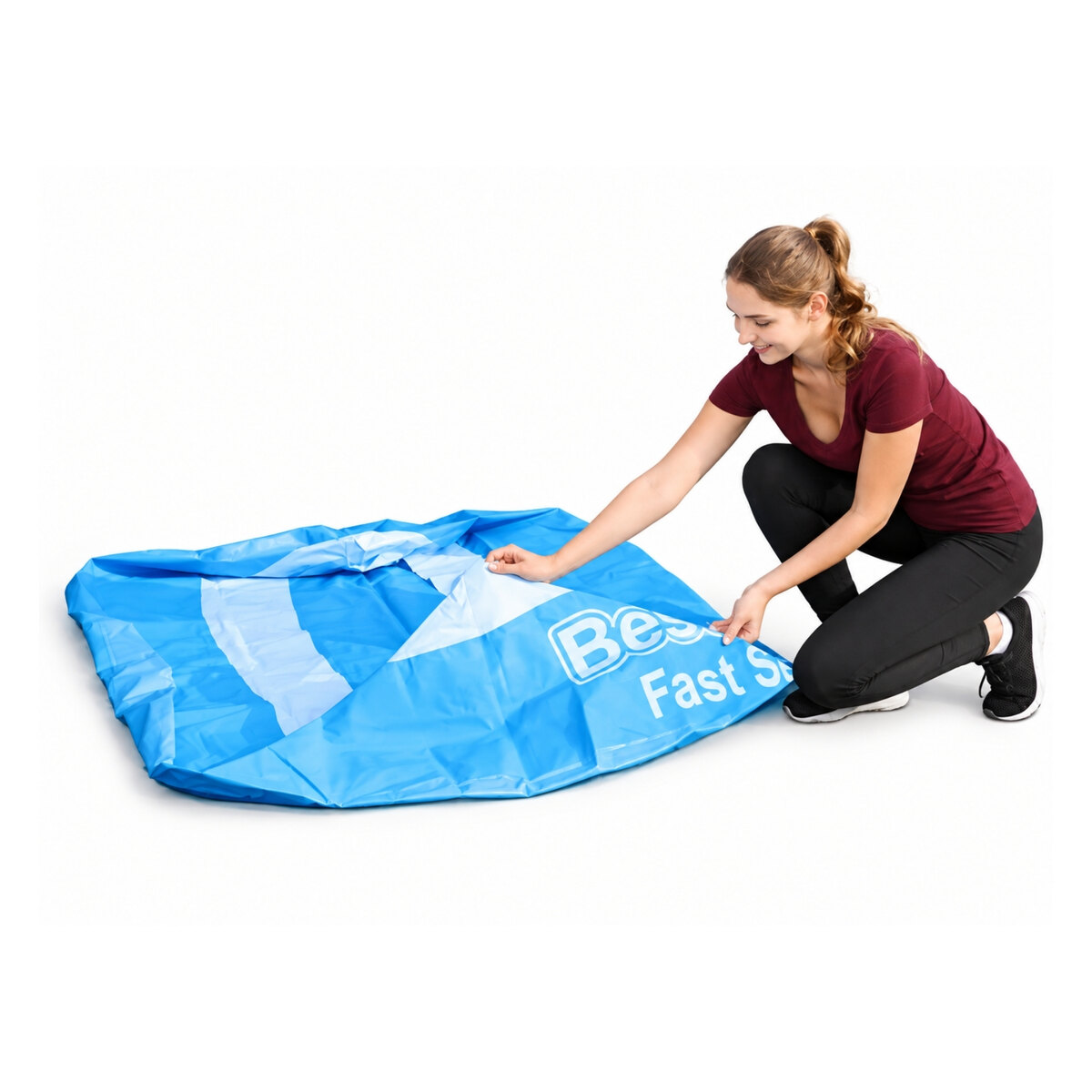 Pileta Inflable Bestway Fast Set 57392 940L 183x51cm Azul-4