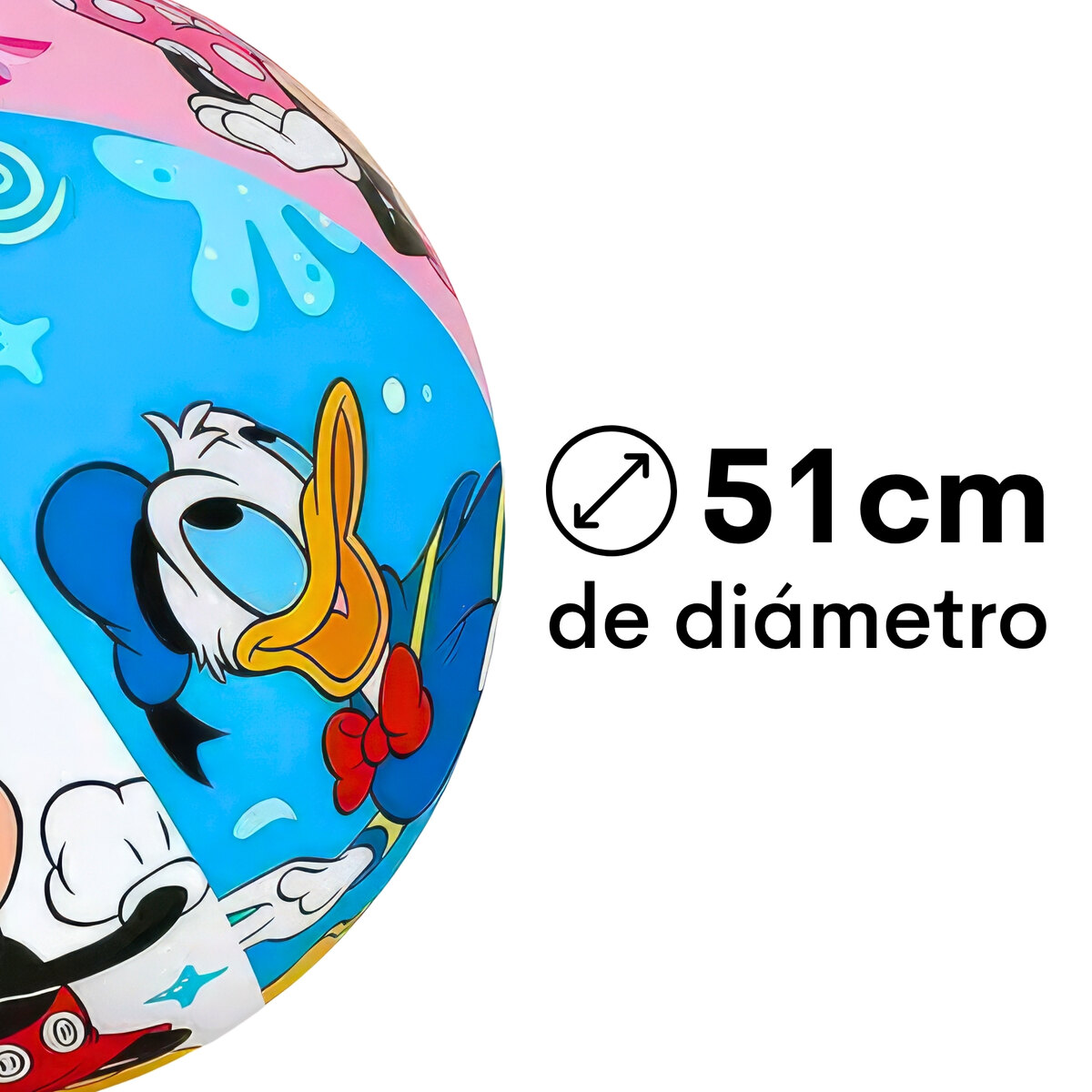 Pelota Inflable Bestway 91098 Disney Mickey Y Amigos 51cm-4