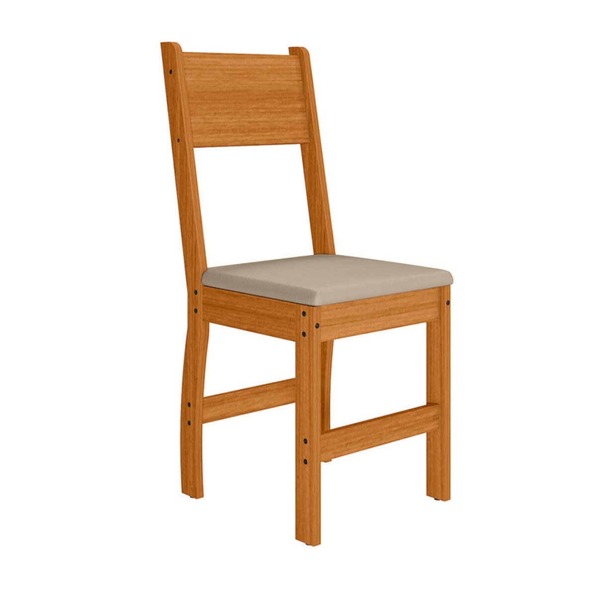 Set 2 Sillas Comedor Poliman Milano Madera Clara Beige-3