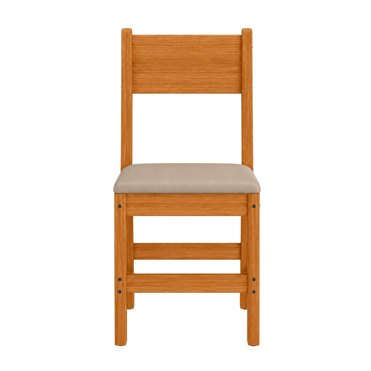 Set 2 Sillas Comedor Poliman Milano Madera Clara Beige-4